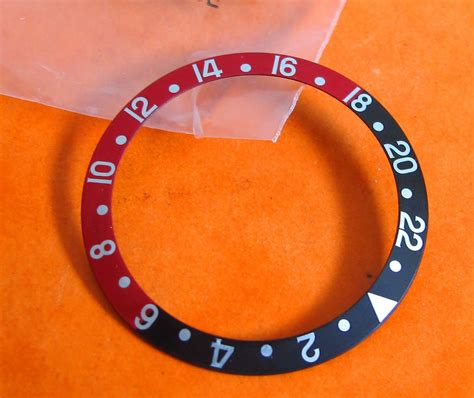 rolex insert|Rolex gmt master bezel insert.